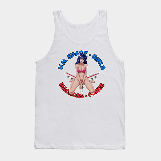 Girlsgim Tank Top by Robotech/Macross and Anime design's